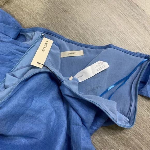 Capulet x Revolve Clara One Shoulder Linen Dress - Picture 8 of 11